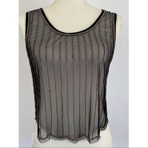 🥂 HP 🥂⭐️3/$10 Sheer Beaded Top